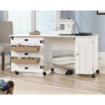 Teknik Craft Sewing/Craft Cart W1580 x D494 x H724mm Soft White Finish - 5414873 DD