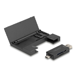 DeLOCK 91014 geheugenkaartlezer USB 3.2 Gen 1 (3.1 Gen 1) Type-A/Type-C Zwart