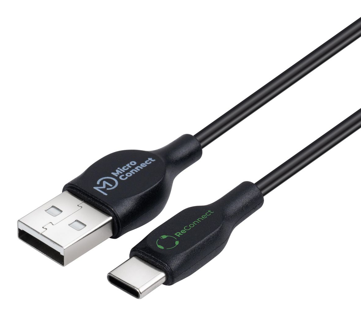 Microconnect ECO-USB3.1CCHAR2B USB cable USB 2.0 2 m USB A USB C Black