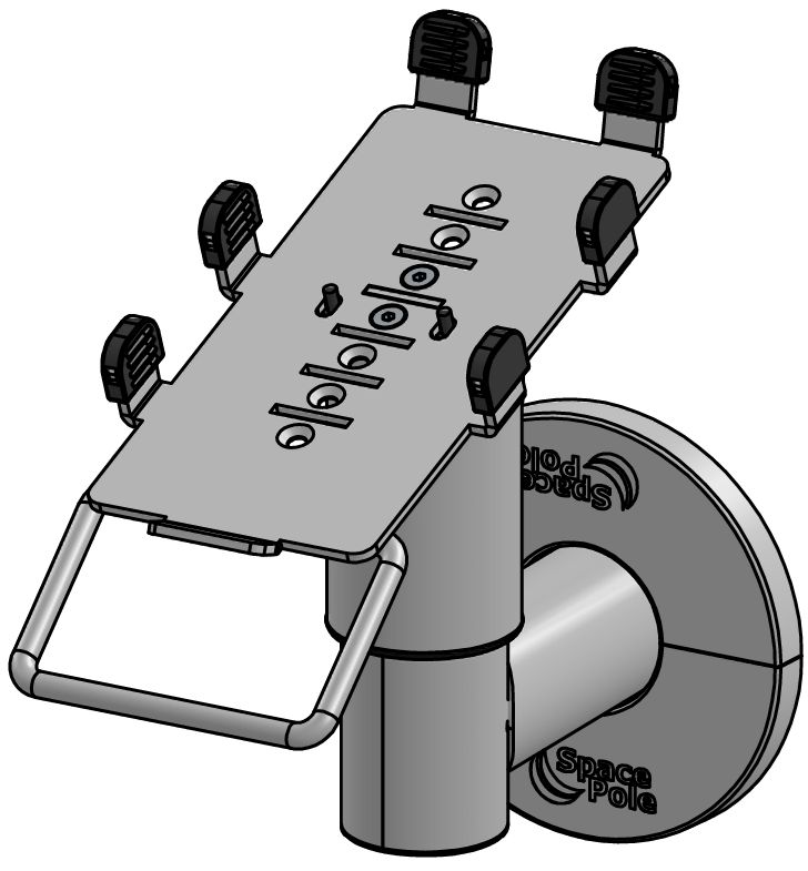 Ergonomic Solutions Wll mouned pole wih