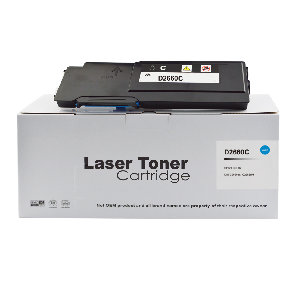 Image of CTS Wholesale Compatible Dell C2660 Cyan Hi Cap Toner 593-BBBT
