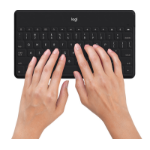 Logitech Keys-To-Go Zwart Bluetooth QWERTY Deens, Fins, Scandinavisch, Zweeds