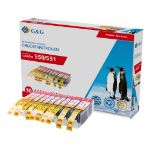 G&G 15048 inktcartridge 10 stuk(s) Compatibel Zwart, Foto zwart, Cyaan, Magenta, Geel