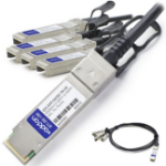 AddOn Networks QSFP+/4xSFP+ 3m InfiniBand cable QSFP+ 4xSFP+ Black -