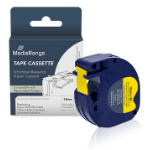 MediaRange MRDY91222 labelprinter-tape Zwart op geel