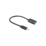 Lanberg AD-UC-UA-04 USB cable USB 3.2 Gen 1 (3.1 Gen 1) 0.15 m USB A USB C Black