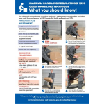 SECO by Stewart Superior SECO Awareness Manual Handling Regulations Poster A2 - HS102