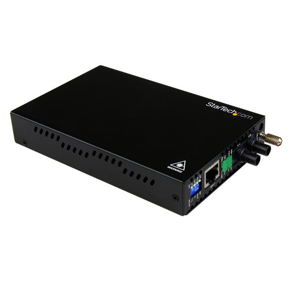 Image of StarTech.com 10/100 Mbps Multi Mode Fiber Media Converter ST 2 km