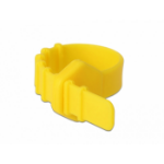 DeLOCK 18830 cable tie Releasable cable tie Silicone Yellow 10 pc(s)