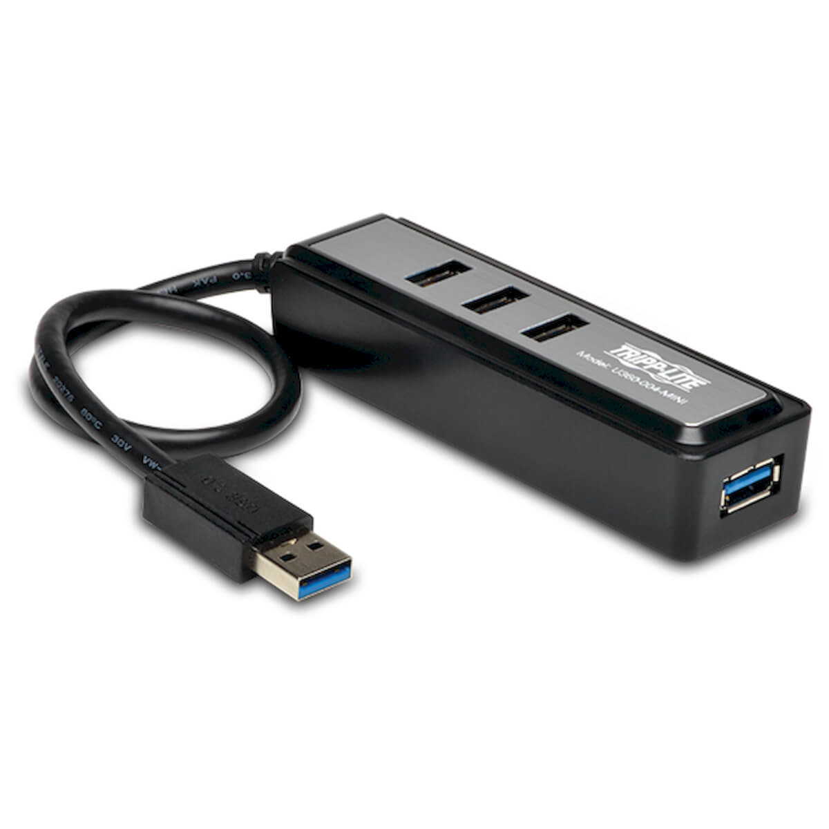 Image of Tripp Lite U360-004-MINI 4-Port Portable USB 3.x (5Gbps) Hub