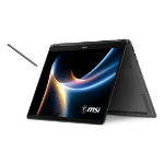 MSI Prestige 14 FLIP AI+ D3MTG-076UK Copilot+ PC Intel Core Ultra 7 355 Hybrid (2-in-1) 35.6 cm (14") Touchscreen Full HD+ 32 GB LPDDR5x-SDRAM 1 TB SSD Wi-Fi 7 (802.11be) Windows 11 Home Grey