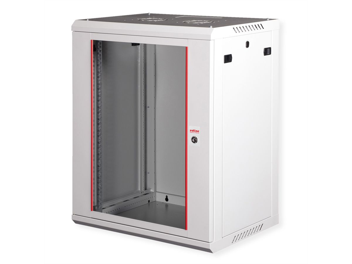 ROLINE 26.21.0127 rack cabinet 18U Wall mounted rack Grey