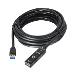 Siig JU-CB0811-S1 USB cable USB 3.2 Gen 1 (3.1 Gen 1) 787.4" (20 m) USB A 5 Gbit/s Black
