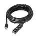 Siig JU-CB0811-S1 USB cable USB 3.2 Gen 1 (3.1 Gen 1) 787.4" (20 m) USB A 5 Gbit/s Black