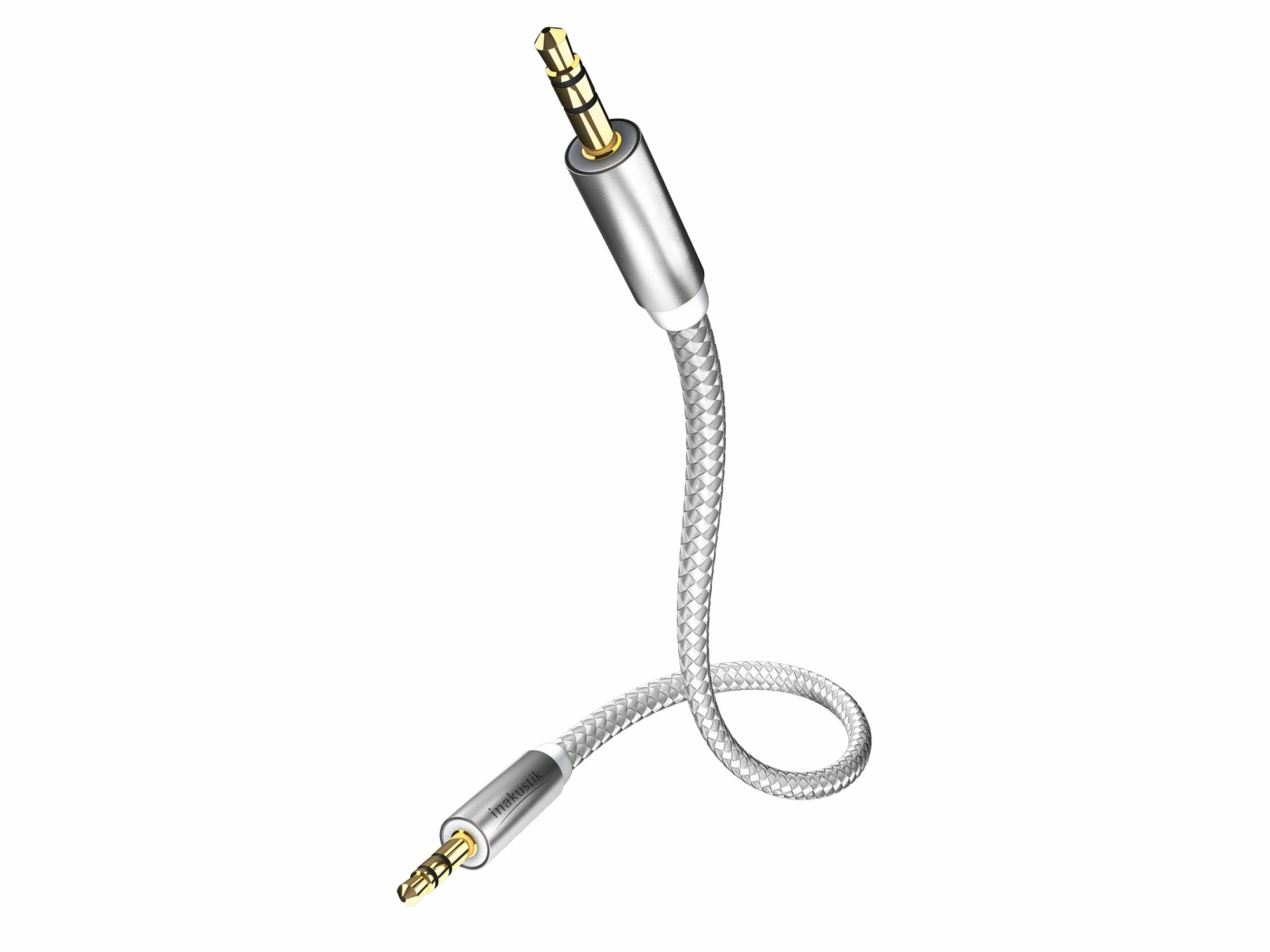 Image of Inakustik 0041010075 audio cable 5 m 3.5mm Silver, White