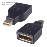 connektgear Mini DisplayPort to DisplayPort Adapter - Male to Female (Mini DP Source)