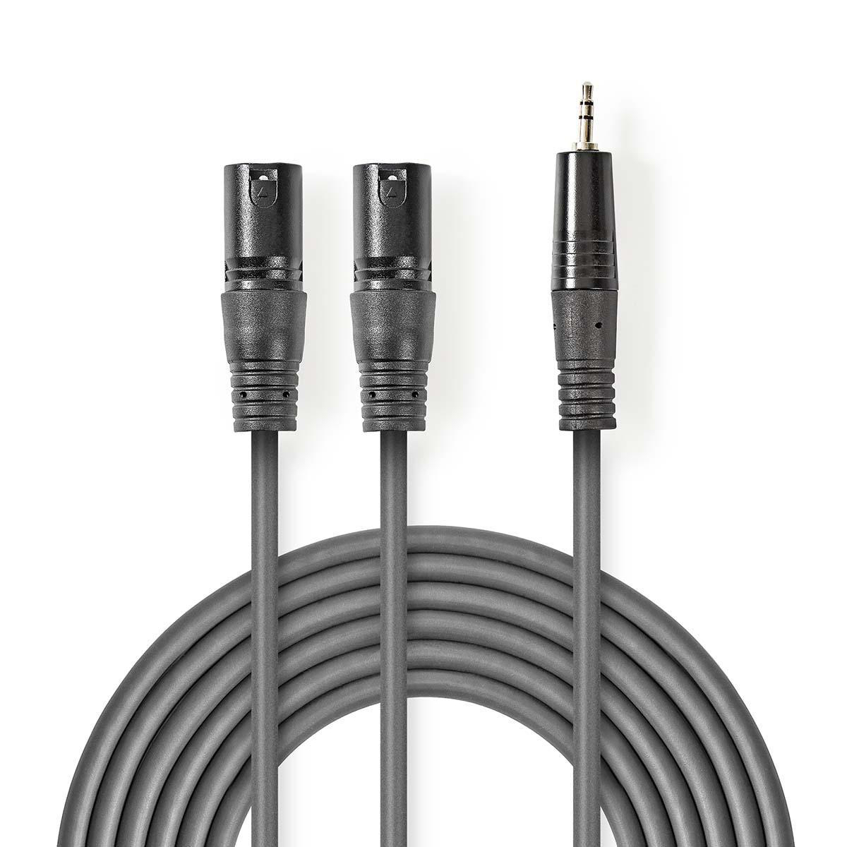EU Product - Balanced audio cable, 1.50m - Dark grey thumbnail