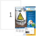HERMA 9543 self-adhesive label Rectangle White 40 pc(s)