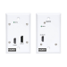 Tripp Lite B127A-1A1-FDFH AV extender AV transmitter & receiver White