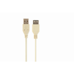 Gembird CC-USB2-AMAF-75CM/300 USB-kabel USB 2.0 0,75 m USB A Wit