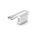 Belkin WCE001DQ1MWH mobile device charger Indoor White
