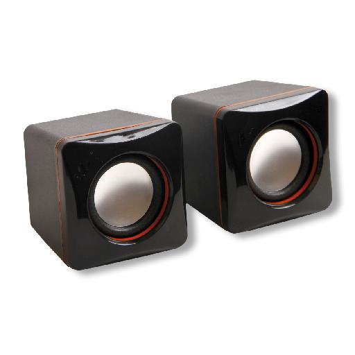 MCL HP-USB2/4 loudspeaker 1-way Black Wired 4 W