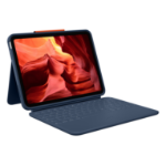 Logitech Rugged Combo 4 QWERTZ Duits Smart Connector Blauw