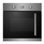 electriQ Built In Single Fan Oven with Side Opening Door - Stainless Steel