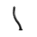 Equip Double-Channel Cable Management Spine, Black