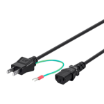 Monoprice 1310 power cable Black 70.9" (1.8 m) JIS 8303 IEC C13