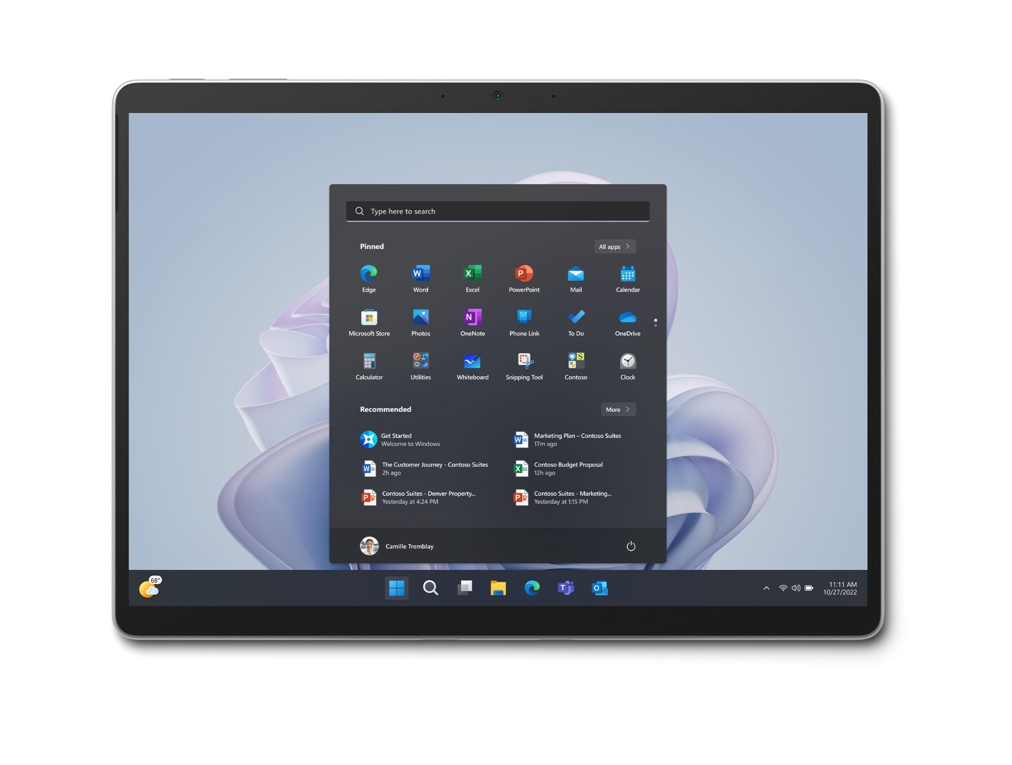 Microsoft Surface Pro 9 5G LTE 256 GB 33 cm (13") 8 GB Wi-Fi 6E (802.11ax) Windows 11 Pro Platinum