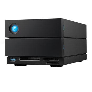 Image of LaCie 28TB LaCie 2big Dock V2 Thunderbolt 3 2-Bay RAID 0/1/JBOD Up...