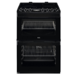 AEG 6000 Series 60cm Electric Cooker - Black