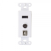 C2G 39873 wall plate/switch cover White