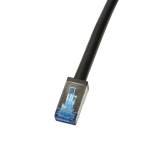 LogiLink CQ7023S networking cable Black 0.5 m Cat6a S/FTP (S-STP)