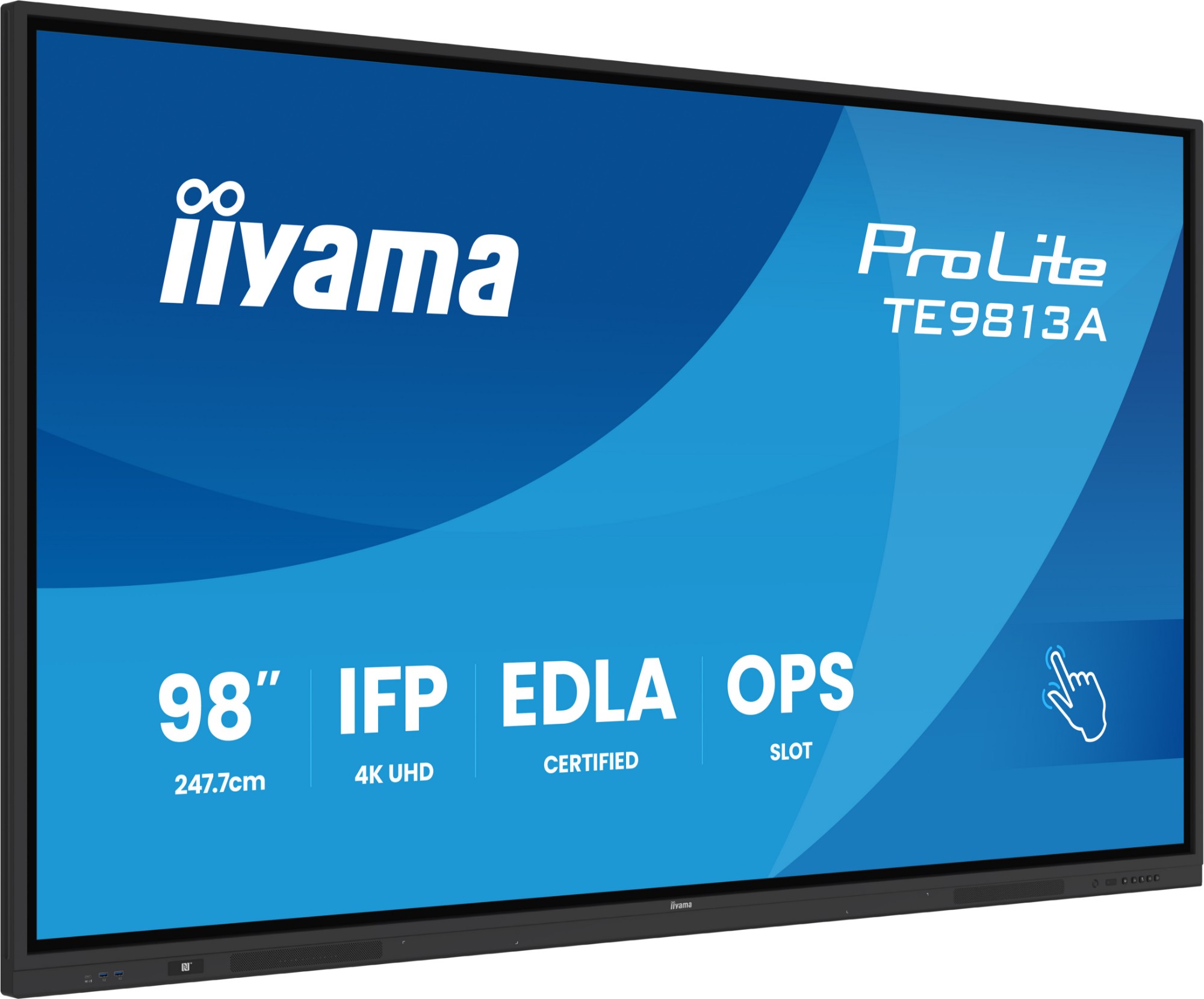 iiyama 98" Google EDLA Certified IFP - Interactive display for seamless integration and collaboration in education and enterprise