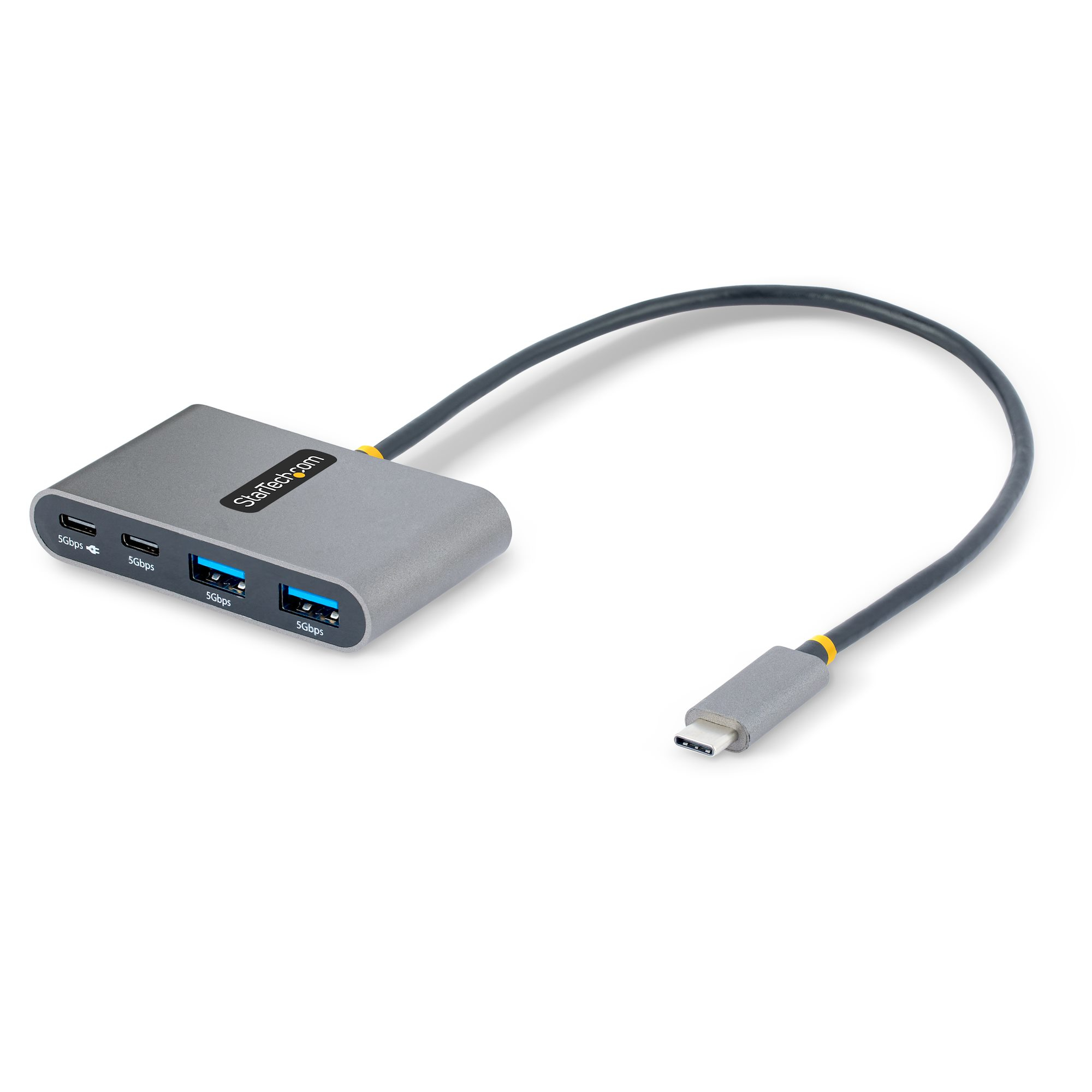 Image of StarTech.com 4-Port USB-C Hub with 100W Power Delivery...