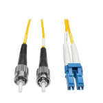 Tripp Lite N368-03M InfiniBand/fibre optic cable 118.1" (3 m) LC ST OFNR Yellow