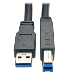 Tripp Lite U328-025 USB cable 315" (8 m) USB 3.2 Gen 1 (3.1 Gen 1) USB A USB B Black