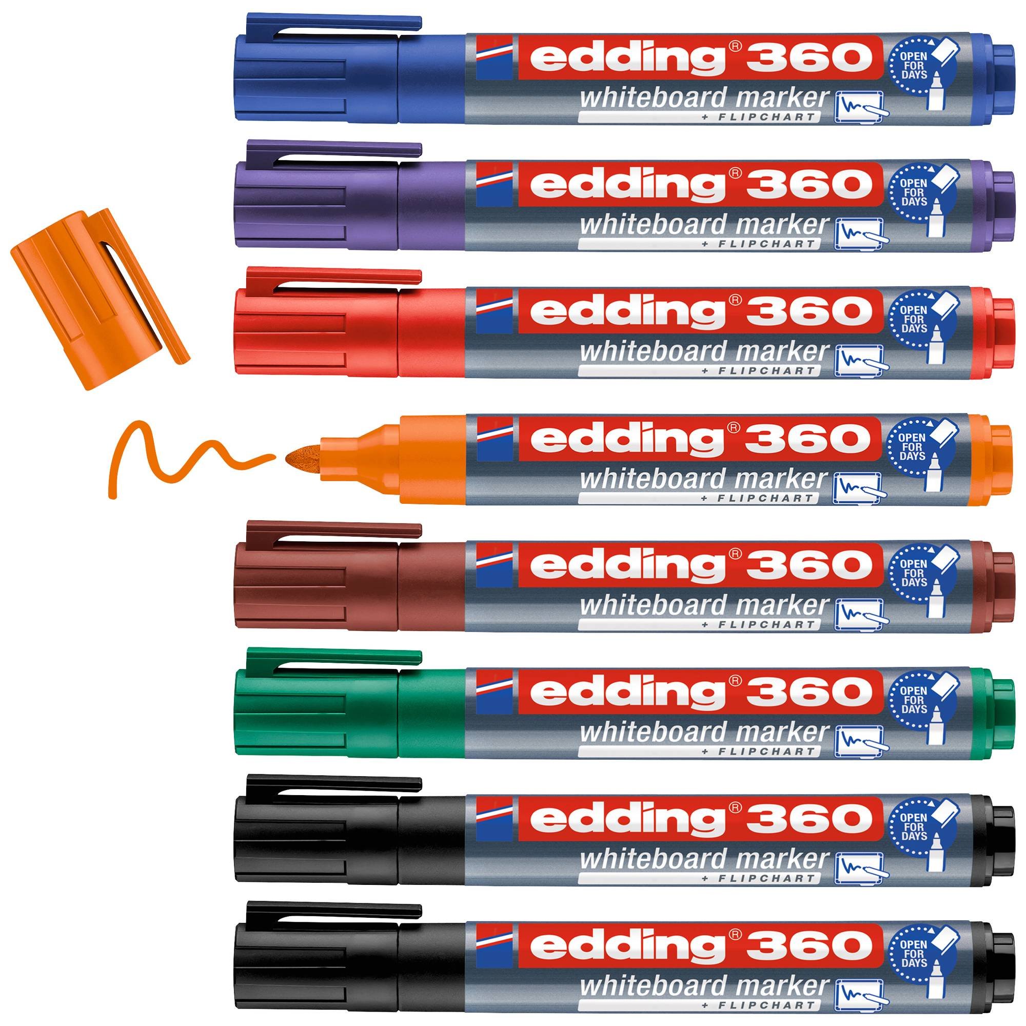 Edding e-360/8 S Whiteboard Marker A8 (8)