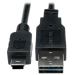 Tripp Lite UR030-001 USB cable 11.8" (0.3 m) USB 2.0 USB A Mini-USB B Black