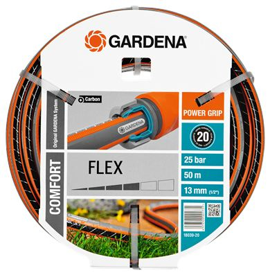 Image of Gardena Comfort FLEX - 50 m - Above ground - Black - Gray - Orange...