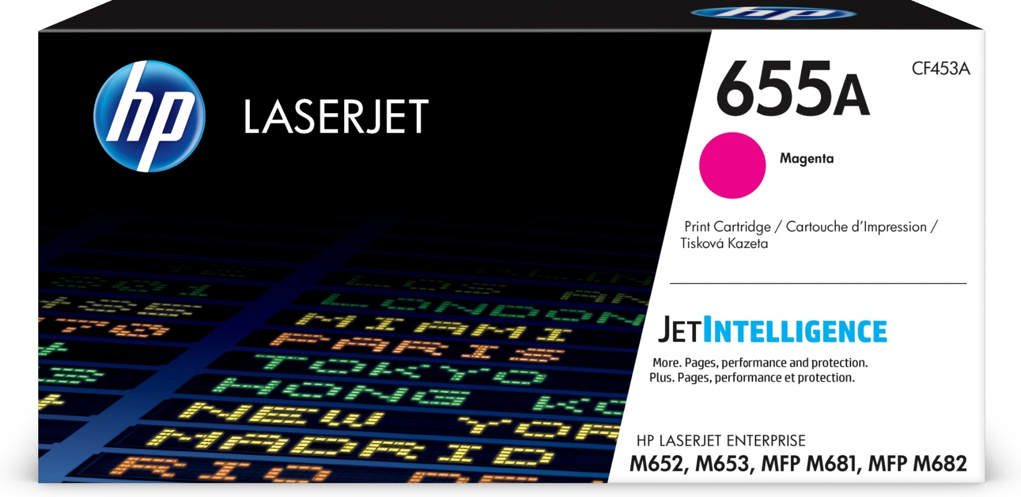 HP CF453A/655A Toner cartridge magenta. 10.5K pages ISO/IEC 19752 for