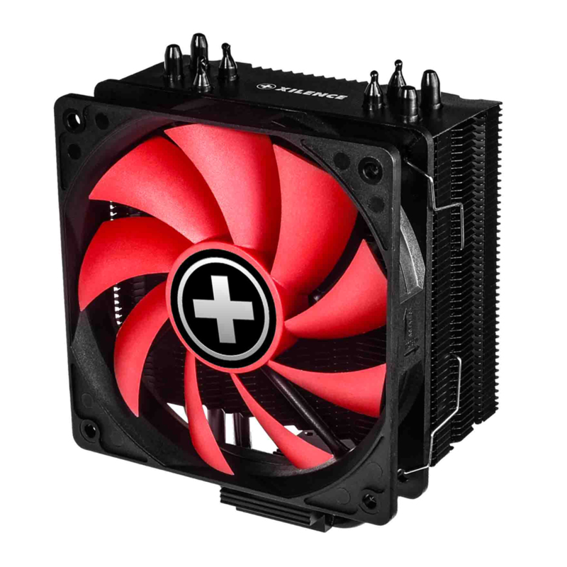 Image of Xilence M704 Processor Cooler 12 cm Black, Red