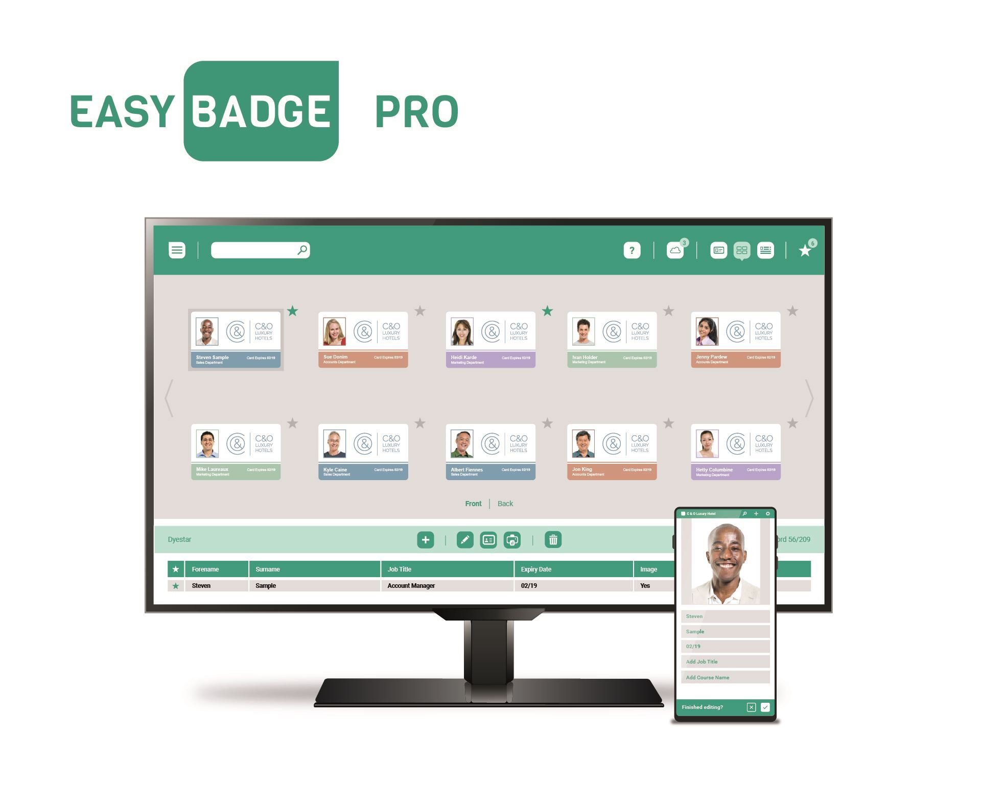 Image of Digital ID EasyBadge Professional ID Card Design Software