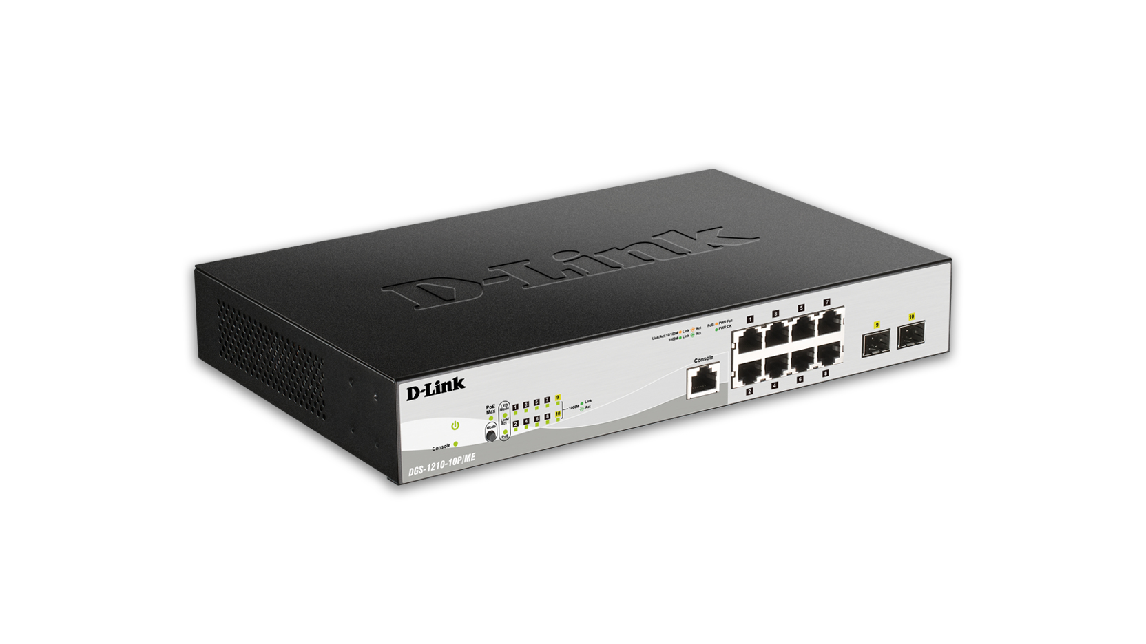 D-Link Dgs-1210-10P/Me/E Network Switch Managed L2/L3 Gigabit Ethernet