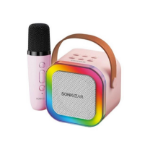 SONICGEAR IOX K200 Karaoke Portable Speaker BT & Wireless Mic Pink