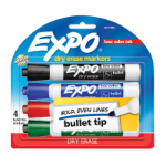 EXPO W/B Marker Blt Ast Pk4 Bx6