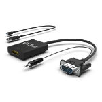 Inca IVTH-02 video cable adapter 0.2 m HDMI Type A (Standard) VGA (D-Sub) White
