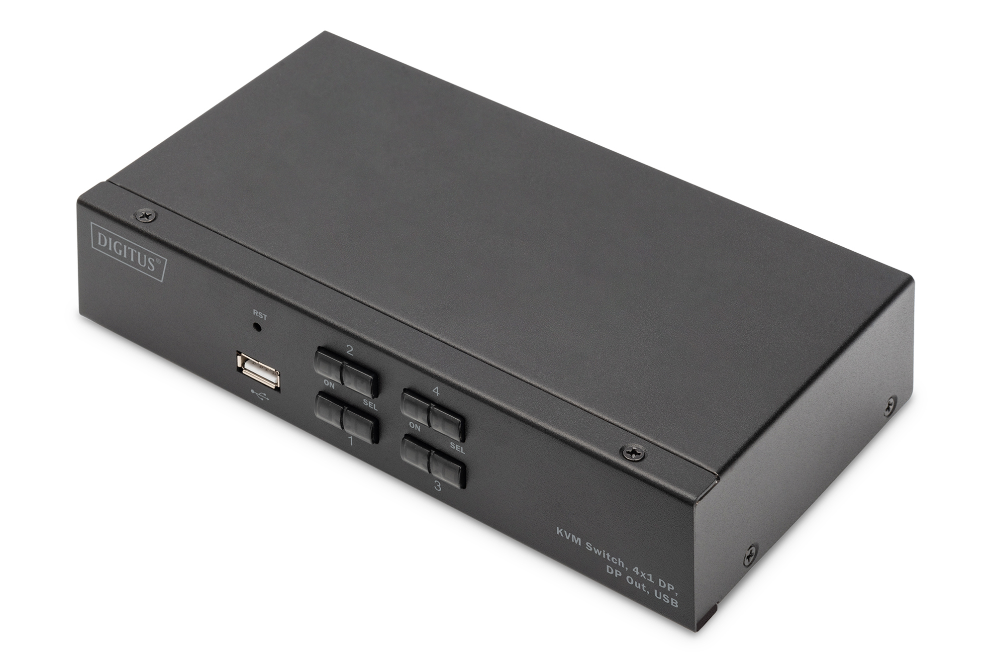 Image of Digitus KVM Switch, 4x1 DP, DP Out,USB
